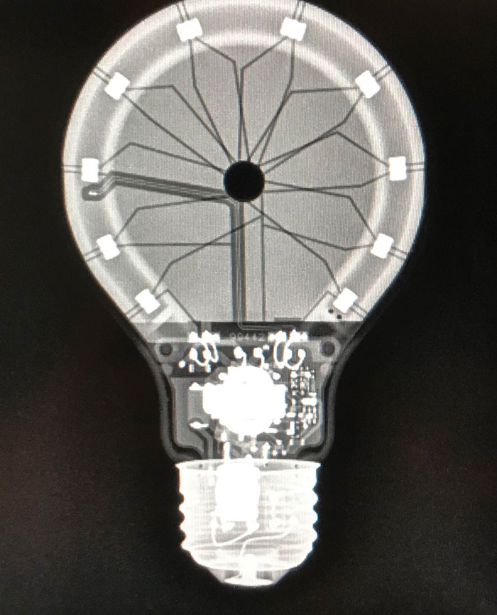 X-Ray Of A LED Bulb From Philips