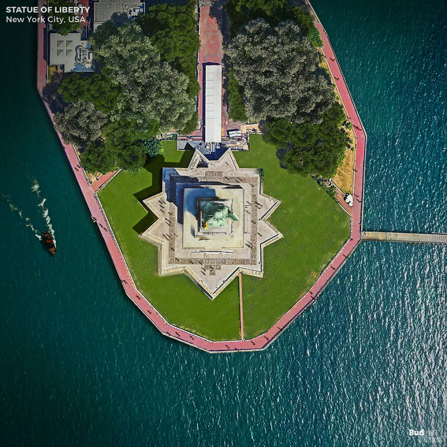 This Is What 6 Iconic Landmarks Look Like From Above