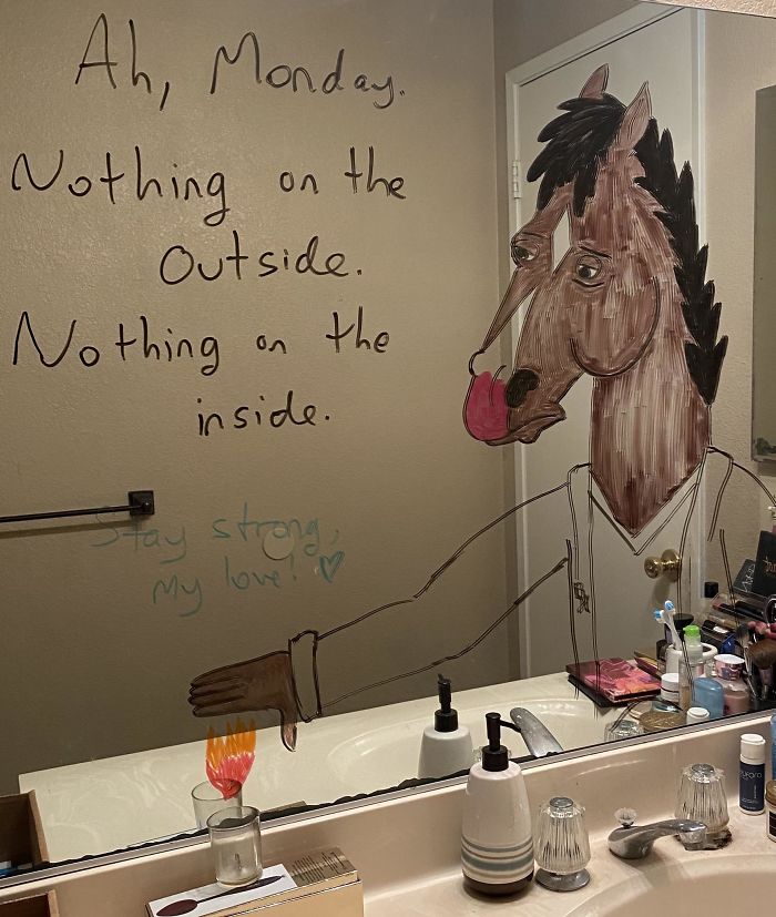 Husband-Bathroom-Mirror-Doodles-Drawings