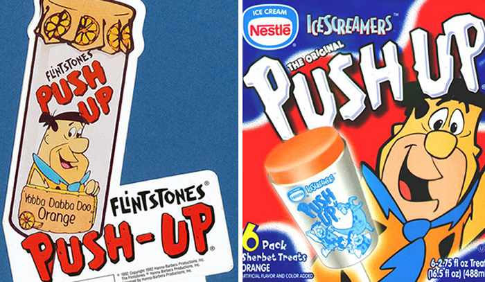 Flintstone Push-Up Pops