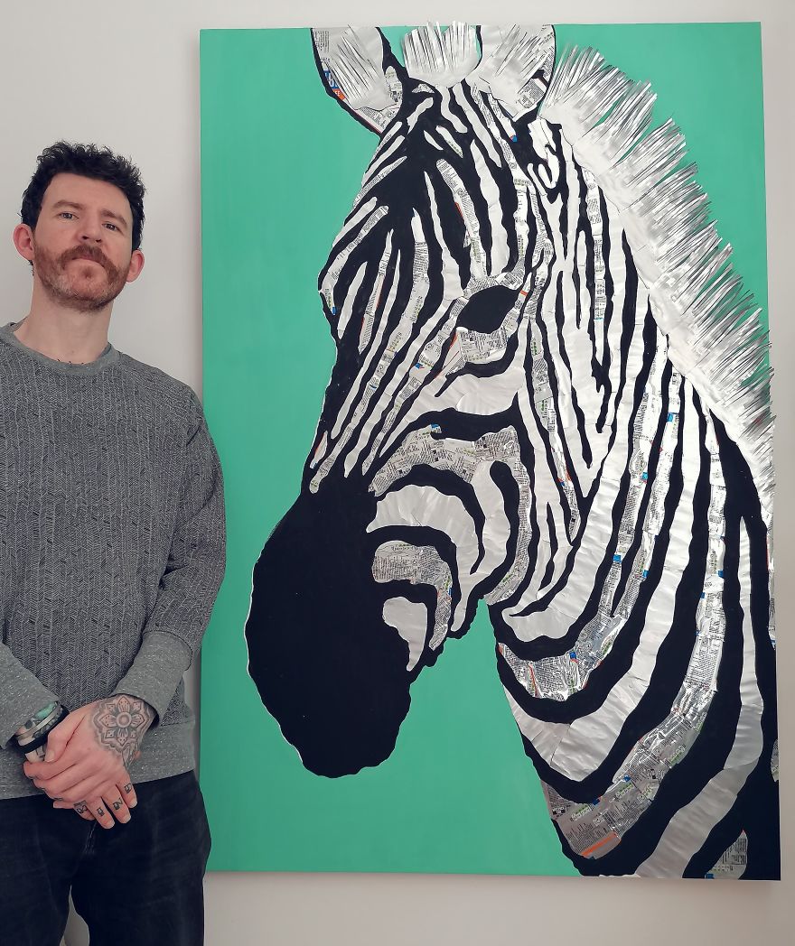 Scottish Artist Making Work From Aluminium Drink Cans Scottish Artist Making Work From Aluminium Drink Cans