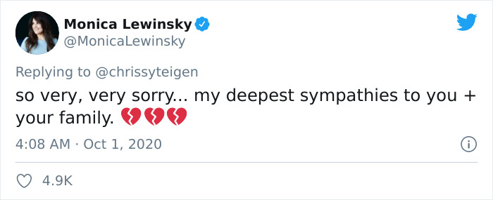 Chrissy Teigen Suffers A Miscarriage, People Support Her And Say She Helped Other Mothers Feel Less Alone