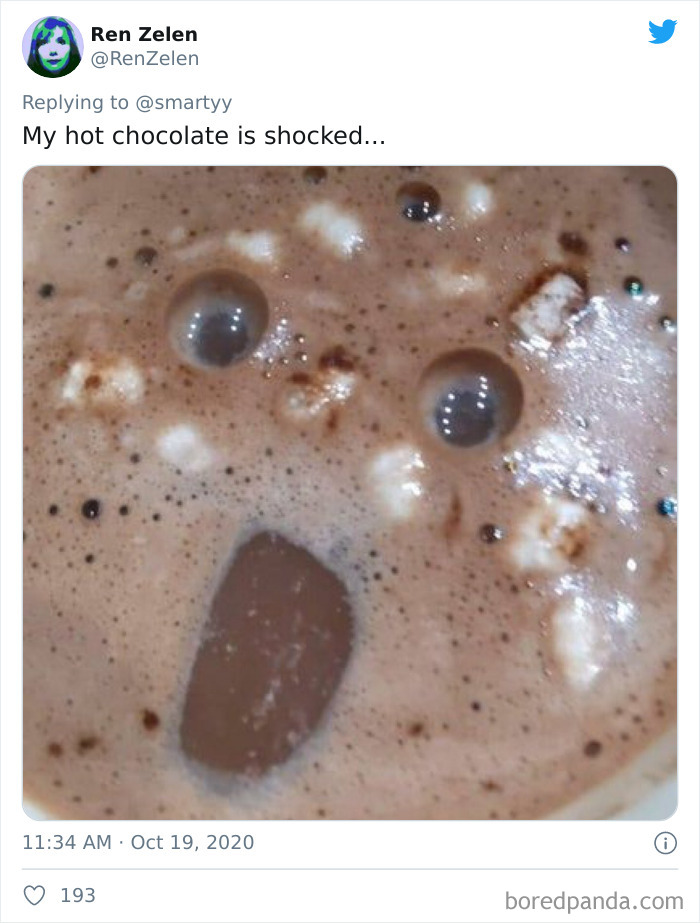 My Hot Chocolate Is Shocked