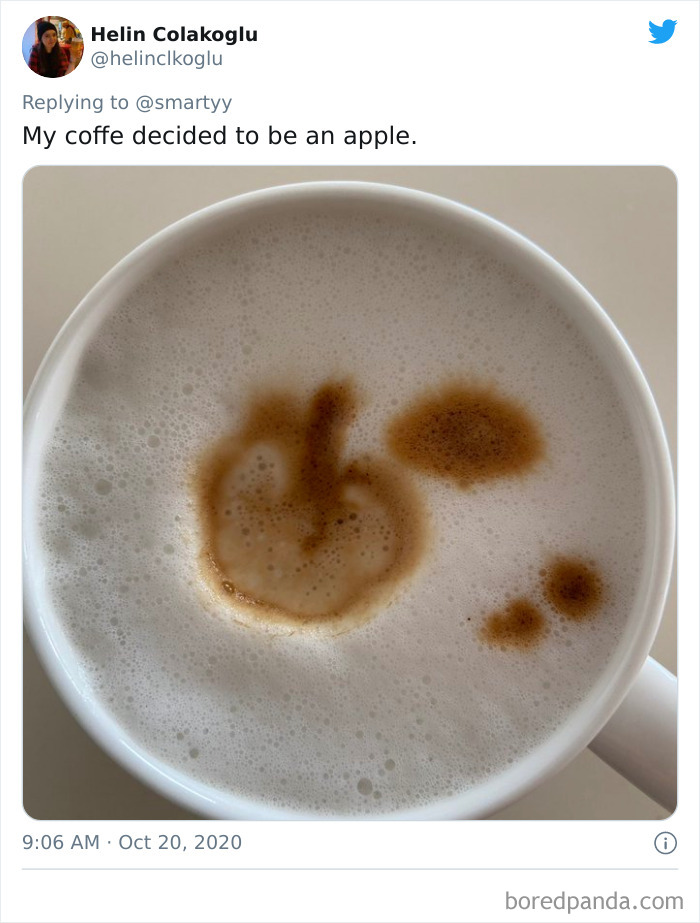 My Coffe Decided To Be An Apple