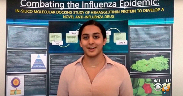 14-Year-Old Girl Wins $25K For Finding A Possible COVID Cure