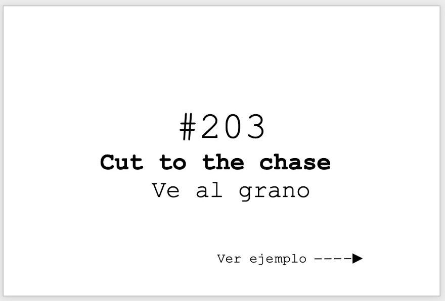 This Instagram Account Collects Idioms In English And Their Translation Into Spanish From Movies And TV Shows (With Short Video Clips) To Explain Their Meaning With Context This Instagram Account Collects Idioms In English And Their Translation Into Spanish From Movies And TV Shows (With Short Video Clips) To Explain Their Meaning With Context