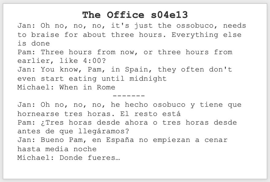 This Instagram Account Collects Idioms In English And Their Translation Into Spanish From Movies And TV Shows (With Short Video Clips) To Explain Their Meaning With Context This Instagram Account Collects Idioms In English And Their Translation Into Spanish From Movies And TV Shows (With Short Video Clips) To Explain Their Meaning With Context