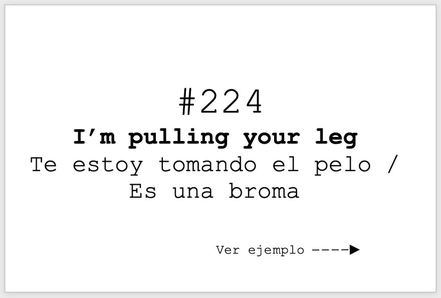 This Instagram Account Collects Idioms In English And Their Translation Into Spanish From Movies And TV Shows (With Short Video Clips) To Explain Their Meaning With Context This Instagram Account Collects Idioms In English And Their Translation Into Spanish From Movies And TV Shows (With Short Video Clips) To Explain Their Meaning With Context