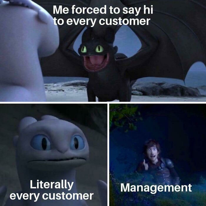 Customers Who Don't Say Hi