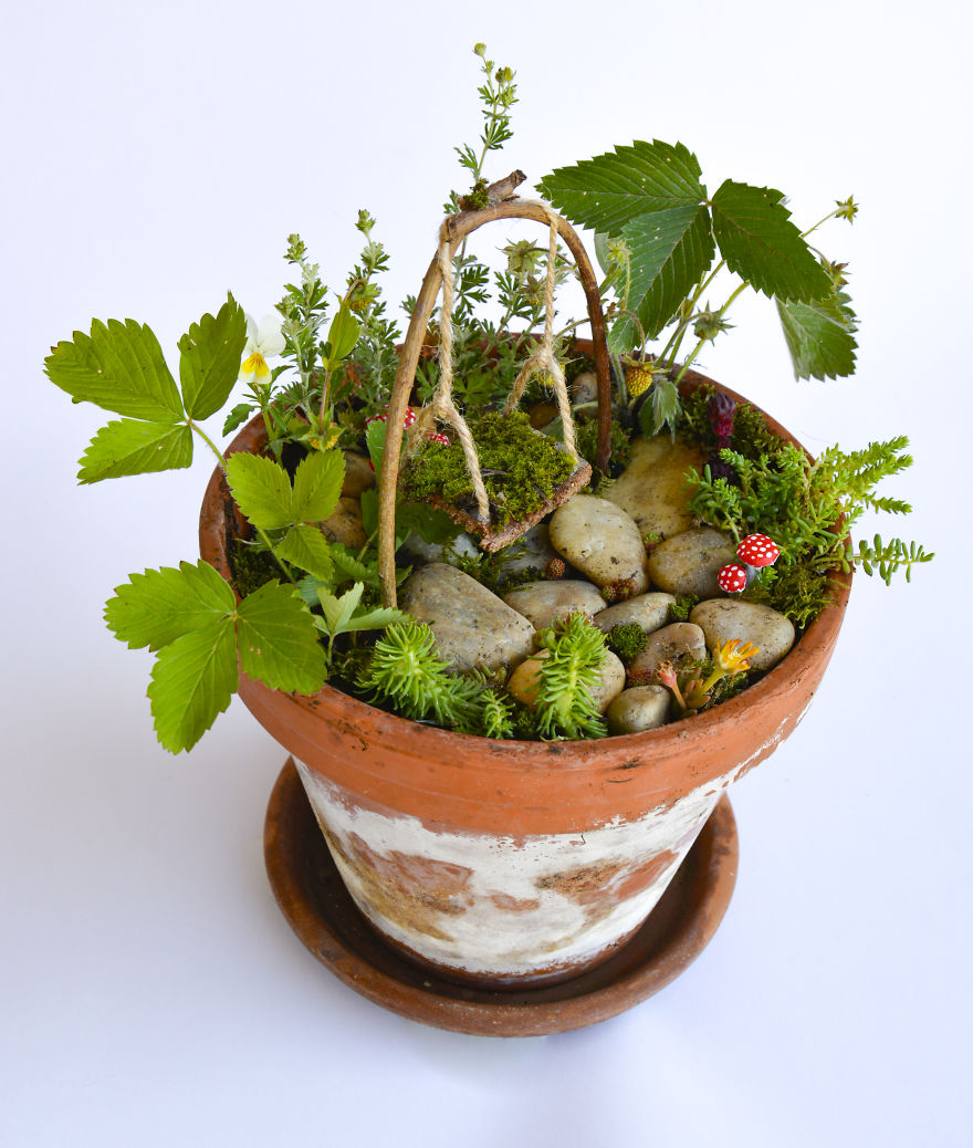 I Started Making Tiny Gardens At Home To Relax From My Everyday Job (28 Pics)