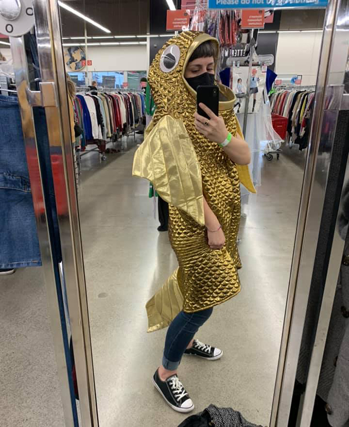 I Went To The Thrift Store To Find Some Work Clothing And Walked Out In This Beauty! I’ve Never Felt So In My Own Skin. I Wish I Could Wear It Everyday