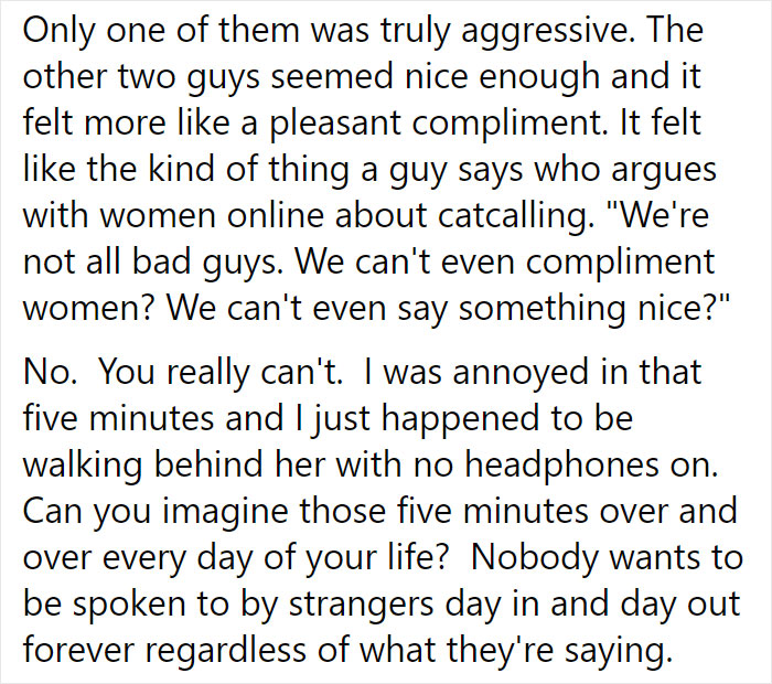 Man Reacts To Witnessing A Woman Being Catcalled Multiple Times In Just 5 Minutes By Sharing His Take Online And It Goes Viral
