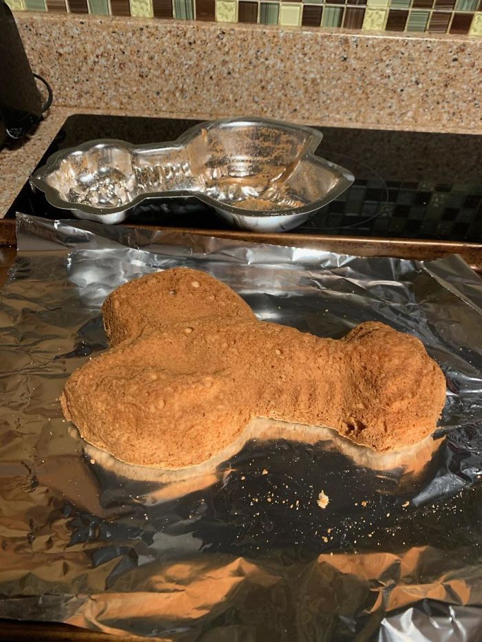 I Tried To Make A Cake With A Lobster Shaped Dish