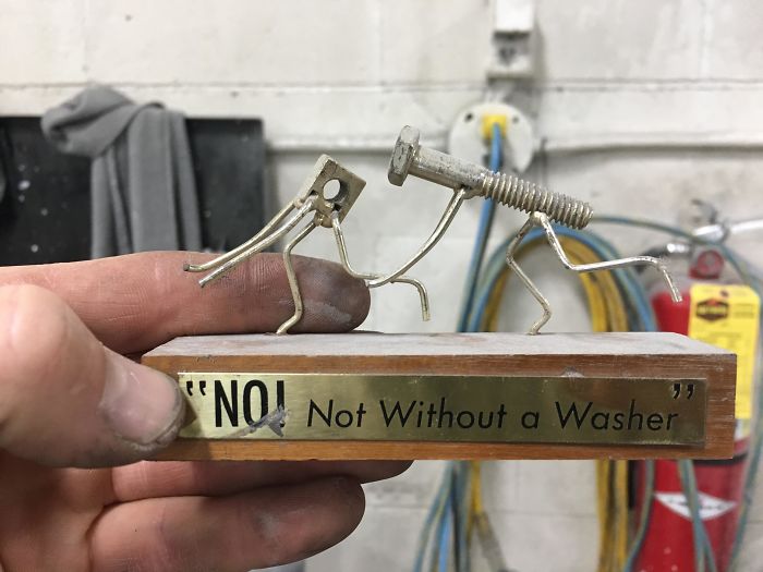 I’m A 3rd Generation Tech. This Was In My Grandpa’s Tool Box. Glad To See He Had A Good Sense Of Humor