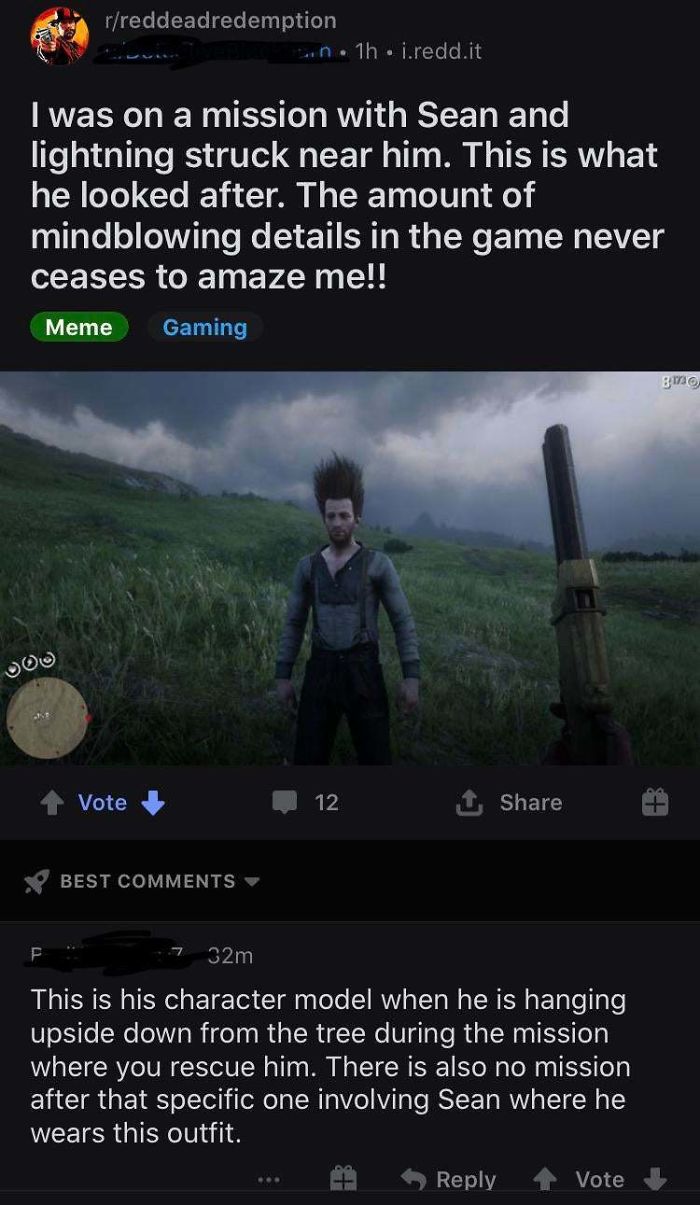 Dude Mods Red Dead Redemption 2 And Puts A Characters Model In A Certain Place To Try And Pass It Off As A Cool Detail And Gets Called Out
