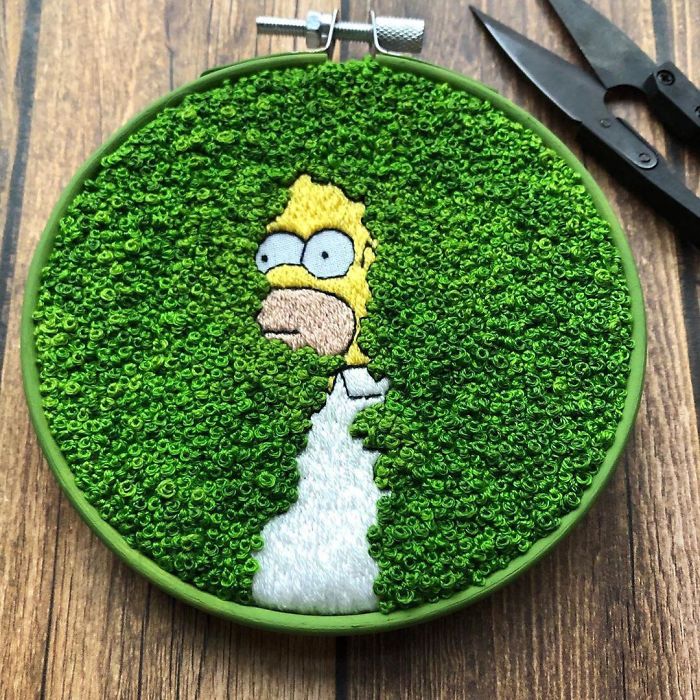 The Way This Meme Has Been Embroidered To Perfection (By Hermitgirlcreations)