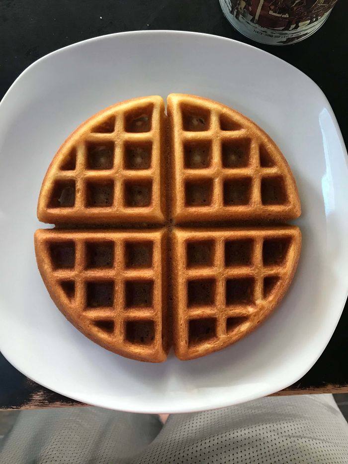 This Waffle I Made Today...fresh Off The Iron