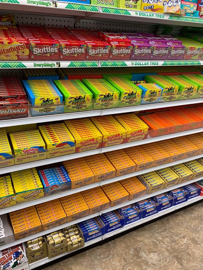 This Candy Aisle In The Dollar Store