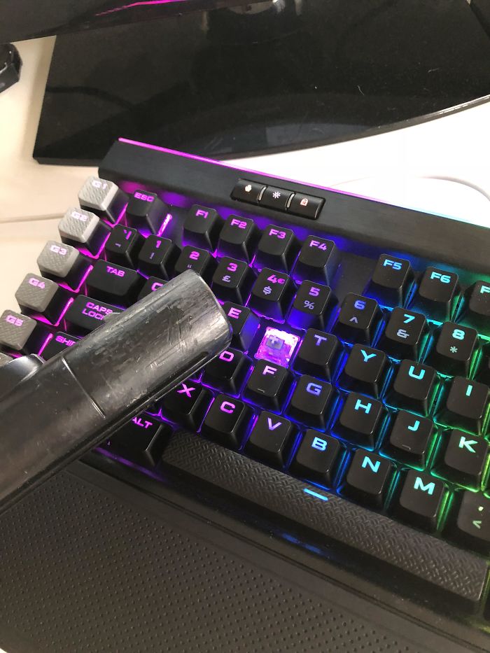 Never Vacuum Your Keyboard