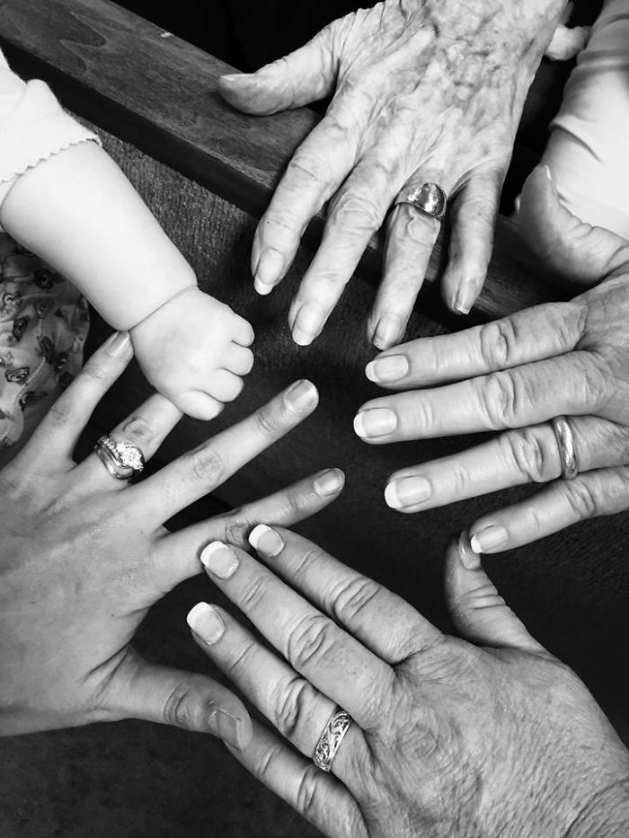 Five Generations. My Daughter Was Born The Same Year My Great Grandma Turned 100
