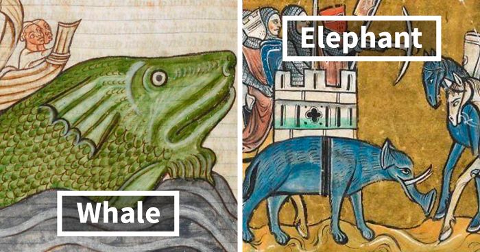 Guy Shares Examples Of Medieval Painters’ Attempts To Paint Animals Without Having Seen Them, And It’s Hilarious (17 Pics)
