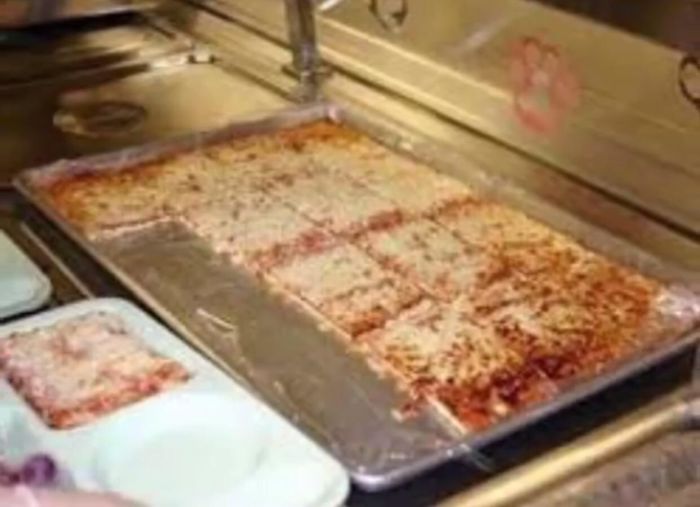 School Cafeteria Pizza