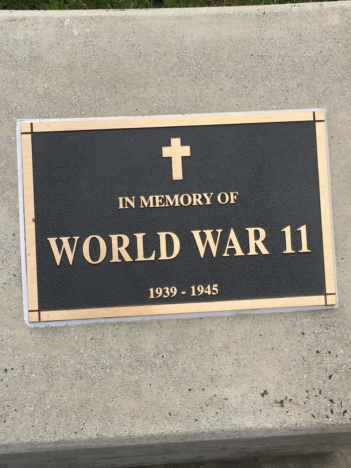 This Plaque Near My House