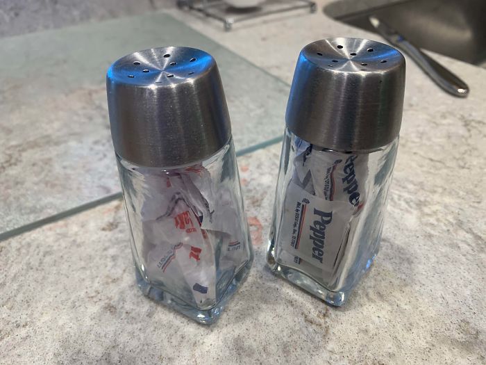 The Salt Shakers At My Hotel (It Had A Kitchen)