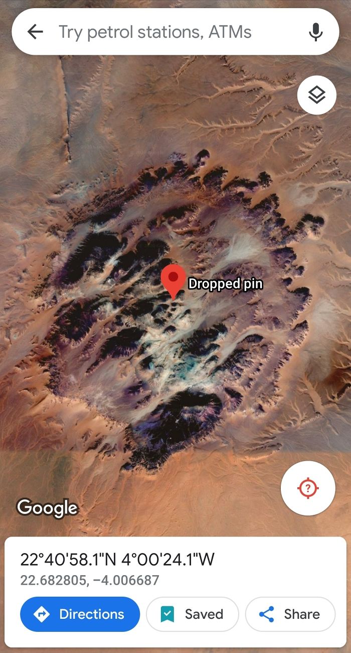 Witt: Found This Crater/Hole While Randomly Scrolling Around Google Maps. Located In Mali, Africa. Any Ideas?