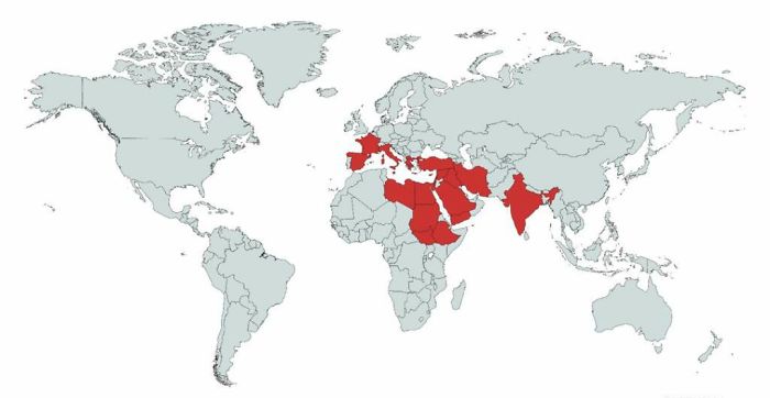 Países mencionados en la Biblia