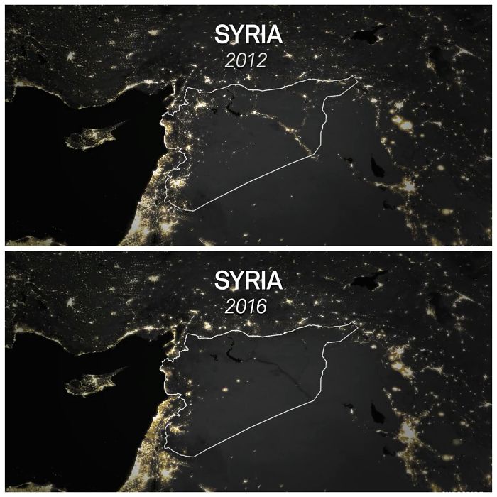 Siria antes y después de la guerra civil