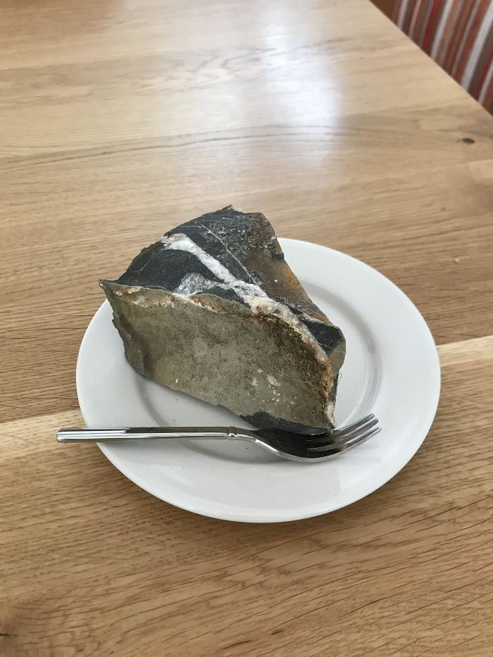 I Found A Rock That Looks Like A Piece Of Pie