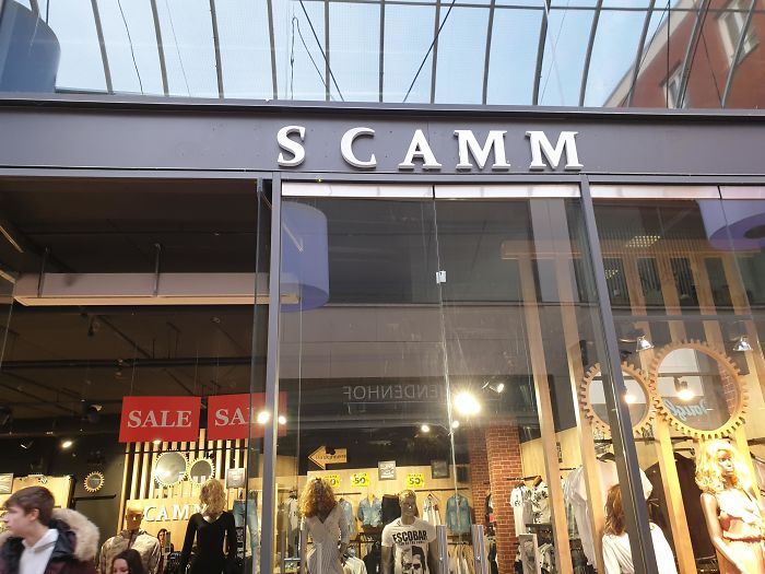 Clothing Store Called Scamm