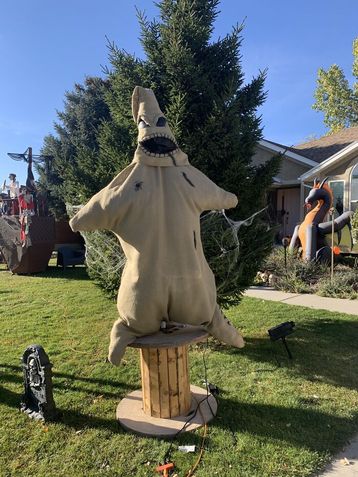I Sewed This Oogie Boogie Halloween Decoration