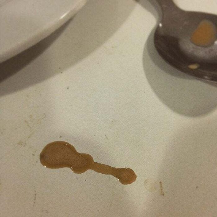 My Friend's Coffee Spilled In The Shape Of A Guitar