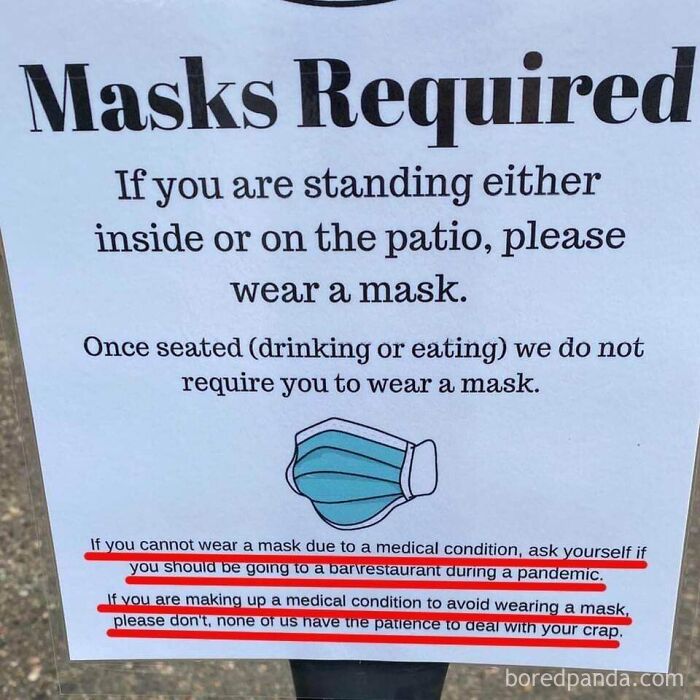 A Really Good Mask Sign