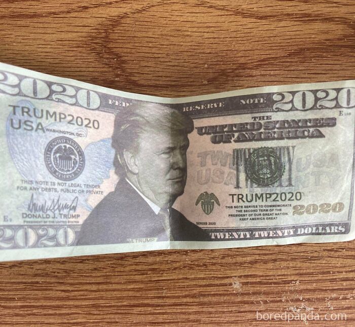 Psa: Please Don’t Leave Stuff Like This In The Tip Jar. Politics Aside, It’s A Really Childish And Insulting Gesture. Thank You