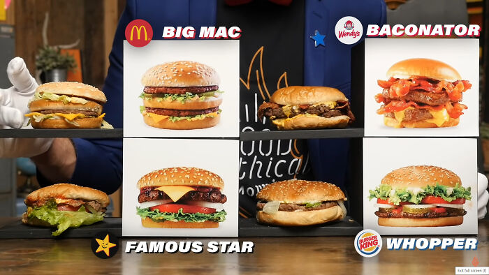 Fast Food Burgers vs. Advertisements