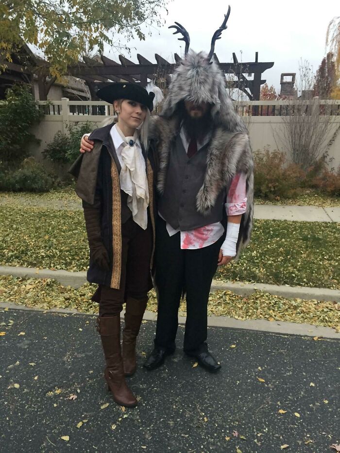 Fiancé And I Made Our Own Costumes