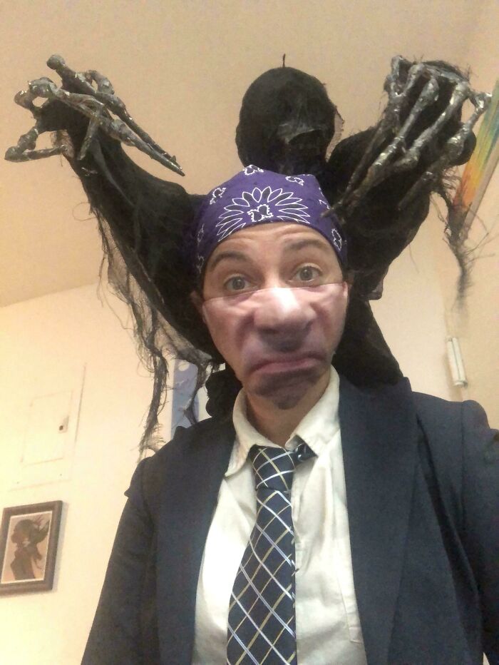 “I’m Here To Scare You Straight!” Prison Mike And Dementor Costume