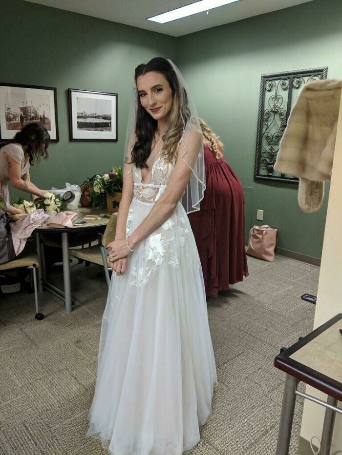 I Made My Wedding Dress And Got Married Yesterday!