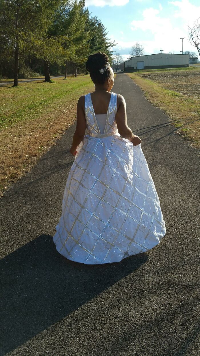 The Biggest Project I've Ever Worked On In My Life, My Wedding Dress! This Dress Was The First Dress I've Ever Made And Was Constructed Over The Course Of 2 Years. It Has Around 60k To 70k Individually Hand Strung Sequins. I Hand Drew The Entire Dress Pattern. [self Drafted]