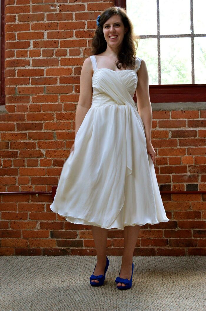 Finished Sewing My Wedding Dress And Petticoats! So Happy To Be Done! (X Post To Weddingplanning)