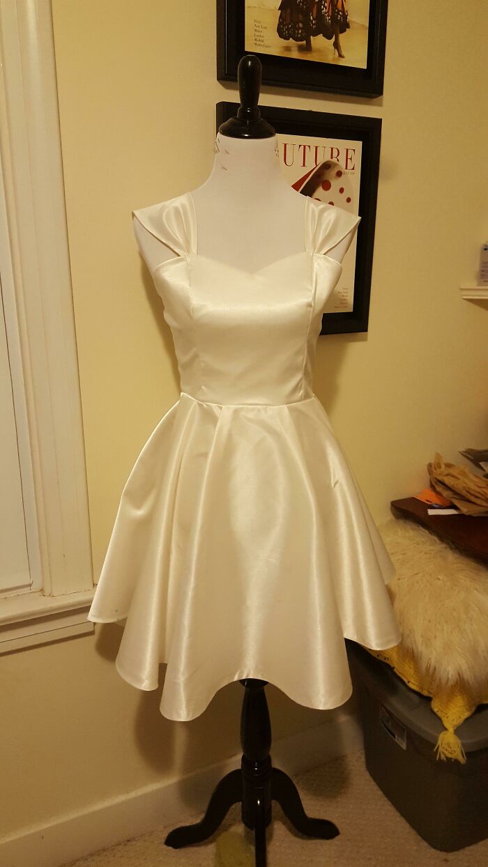[self Drafted] Not Quite Perfected Yet, But I'm Insanely Proud Of My Wedding Dress! 19 Days!!