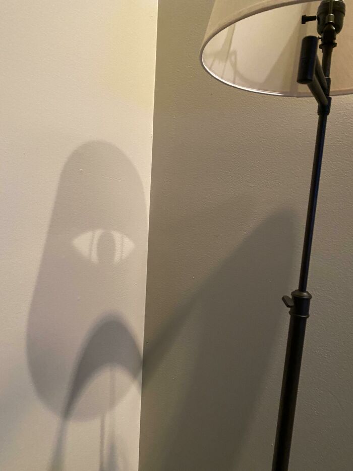 My Lamp Shadow Looks Like Mike From Monsters