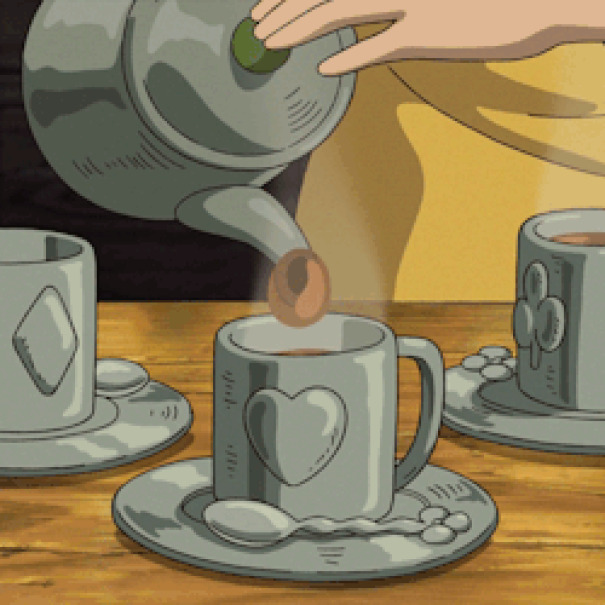 When A Tiny Person Pours Tea From A Tiny Teapot In The Secret World Of Arrietty (2010), It Comes Out As A Droplet