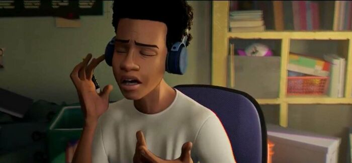 Spider-Man: Into The Spider-Verse (2018) Opens With Miles Trying To Sing Along To “Sunflower.” He Conveniently Gets One Of The Lines Wrong, Saying “She Wanna Drive Me-“ Instead Of The Recorded Lyric “She Wanna Ride Me Like A Cruise,” Narrowly Eliminating A Sexual Double Entendre In This Pg Film