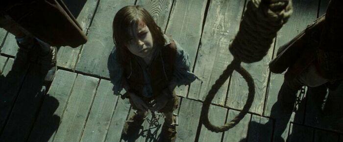 In Potc: At World’s End (2007), A Young Boy Is Hanged For Piracy. This Is Historically Accurate; 18th Century Britain Had A Capital Code That Punished Children And Adults Equally. In Fact, One Of The Crimes That Had A Death Sentence Was "Strong Evidence Of Malice In A Child Aged 7–14 Years Of Age"
