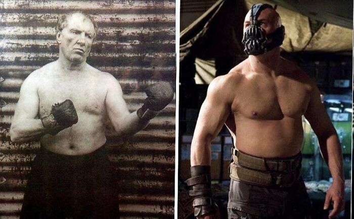 The Dark Knight Rises, 2012: Tom Hardy Based His Bane Accent On An English Traveller Named Bartley Gorman. Gorman Was A Bare-Knuckle Boxing Champion In The UK And Ireland. He Was Often Referred To As “King Of The Gypsies” And From 1972–1992 He Reigned Supreme In The World Of Illegal Gypsy Boxing