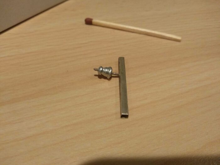 Weird Metal Part That Comes In A Matchbox Every Once In A While